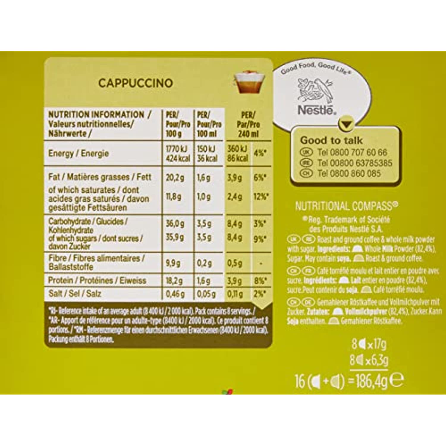 Nescafe Dolce Gusto Cappuccino 3X16 Caps