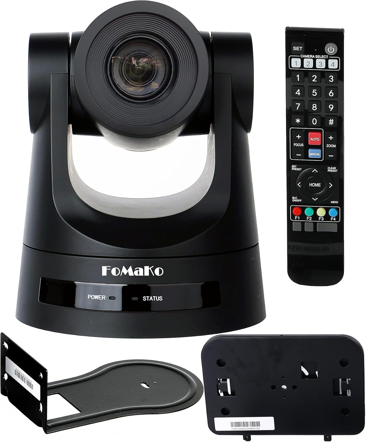 FoMaKo SDI PTZ Camera, 30X-SDI Camera for Church Video Production School Events Worship, Simultaneous HDMI 3G-SDI IP Live Streaming Camera POE 1080P 60FPS for vMix OBS (FMK30SDI Black)