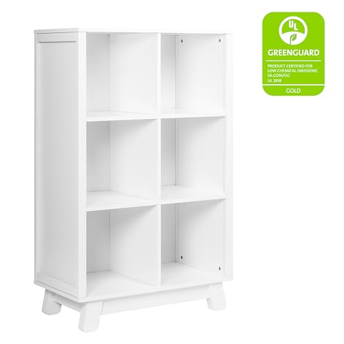 Babyletto Hudson Cubby Bookcase in White