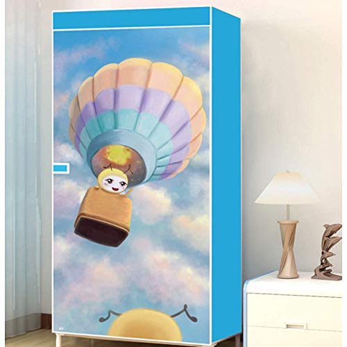 JHDPHd Wardrobe Simple Wardrobe Cloth Wardrobe Children's Dormitory Rental Room with Assembled Small Cabinet Bedroom Home Wardrobe O (Color : O)
