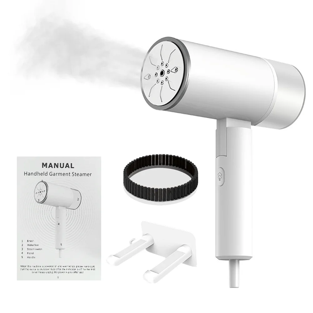 1200W Handheld Fabric Steamer for Clothes, 200ml, Fast 20-Second Heat-Up, Foldable with Horizontal and Vertical Steaming, Wrinkle Remover with Brush for Garments