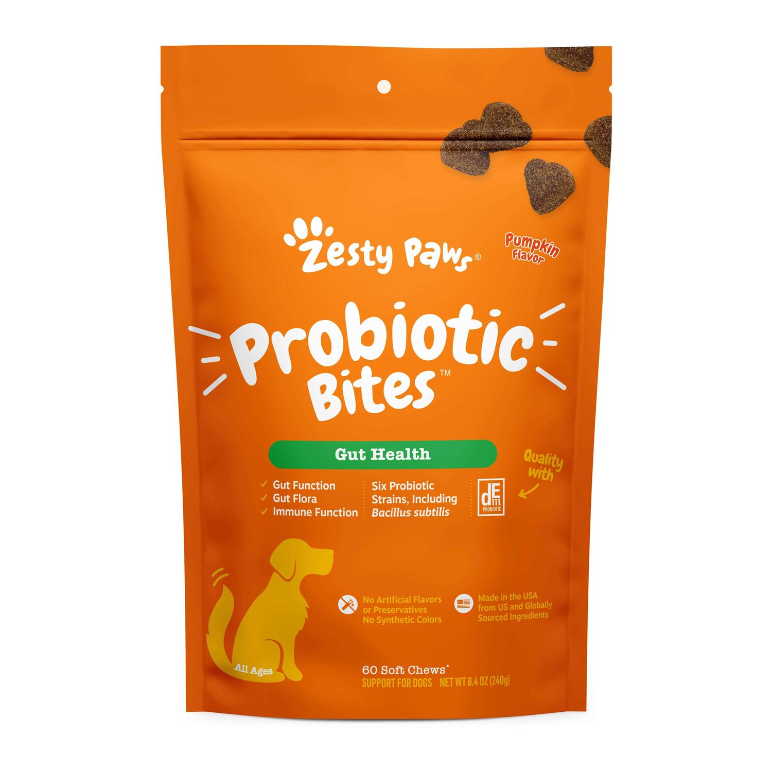 Zesty Paws Probiotic Bites - Pet Supplies online store