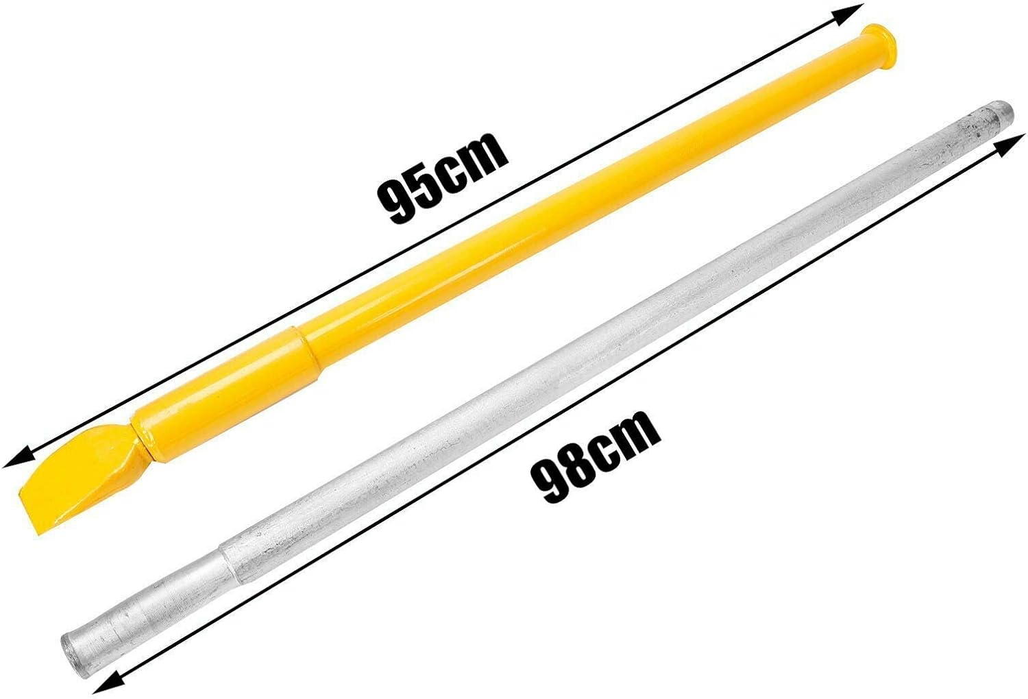 EASYBERG Yellow Steel Tire Bead Breaker Slide Hammer Heavy Duty Bar Fit for Car Truck Trailer