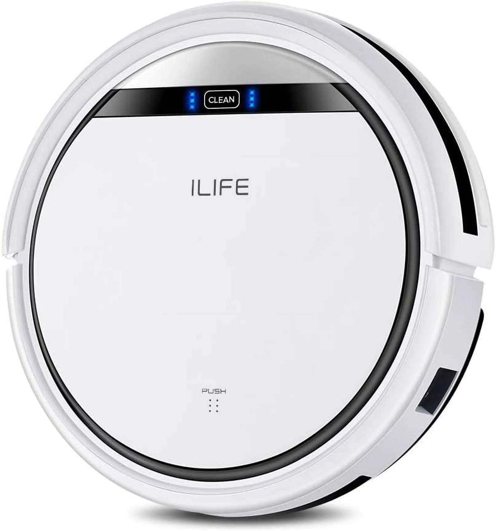 FJU V3s Pro Robot Vacuum Cleaner, Tangle-free Suction , Slim, Automatic Self-Charging Robotic Vacuum Cleaner, Daily Schedule Cleaning, Ideal For Pet Hair，Hard Floor and Low Pile Carpet,Pearl White