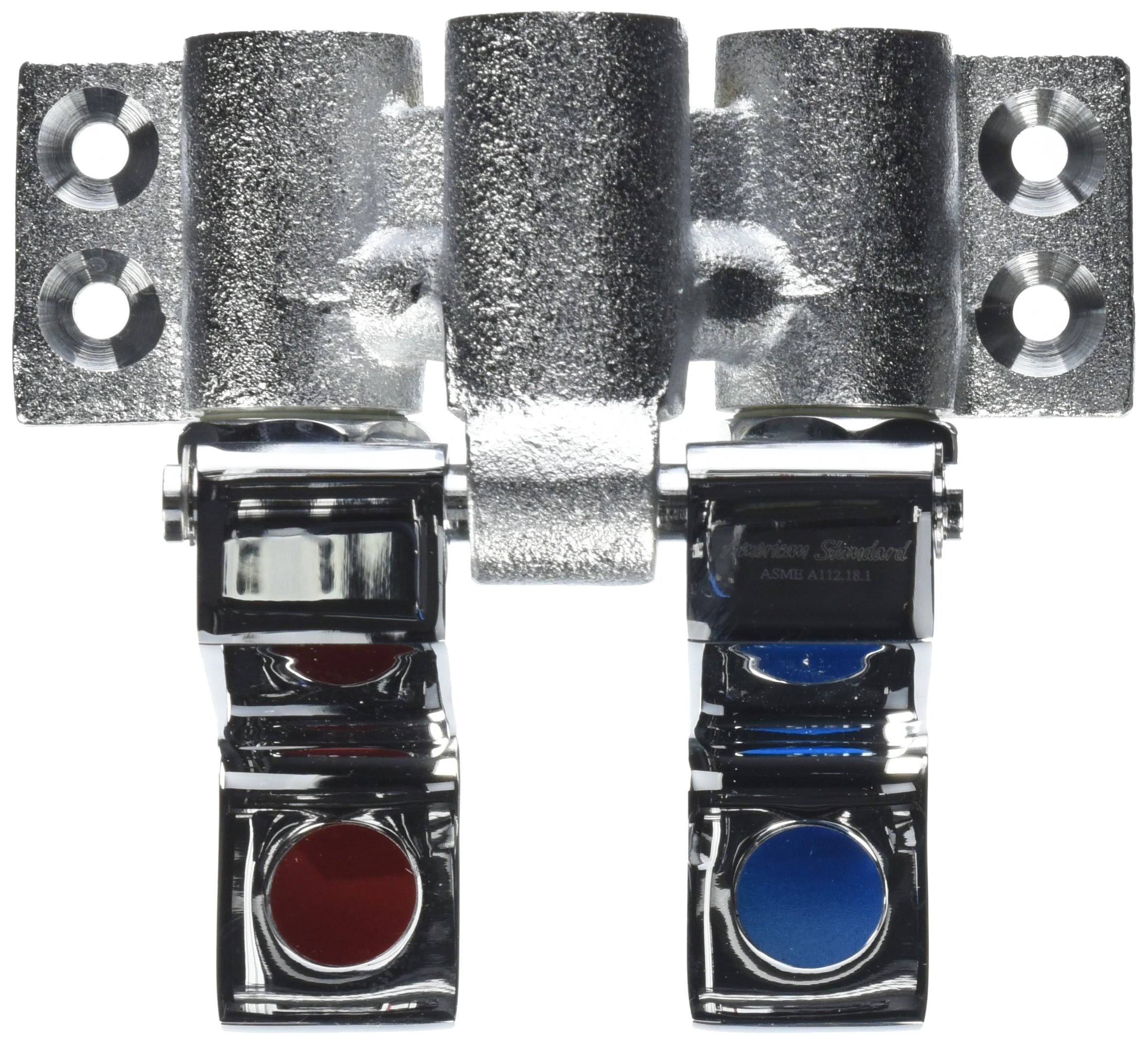 American Standard 7680.210.002 Floor Mounted Double Pedal Valve - Chrome