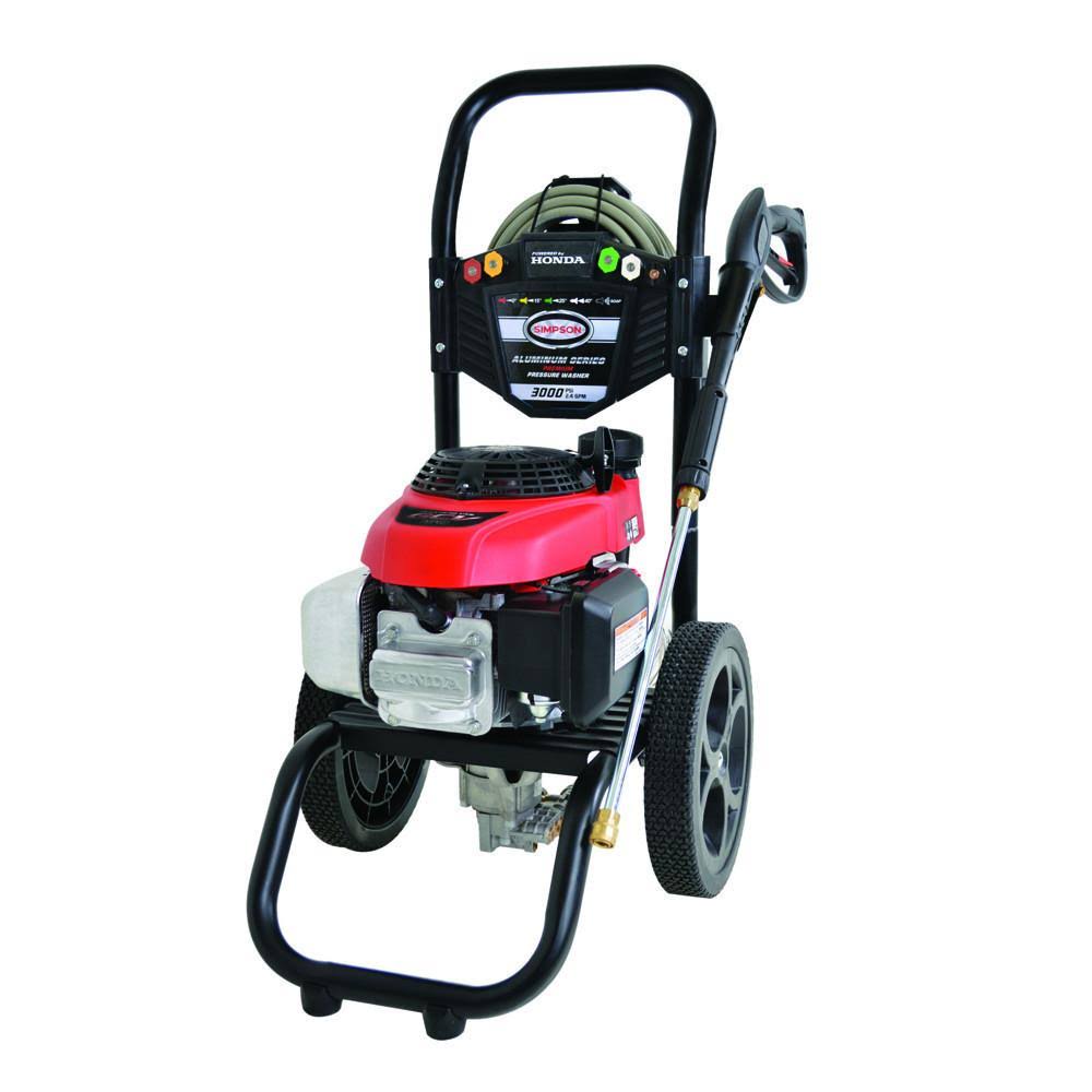 Simpson MegaShot 3000 PSI Honda GCV190 Gas Pressure Washer MS60681