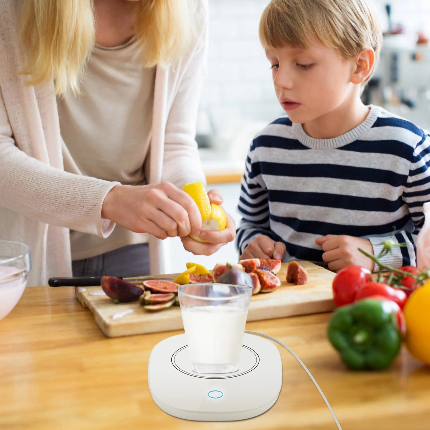 Adrinfly Coffee Mug Warmer Cup Warmer Auto Shut Off Coffee Tea Milk Electric Heater Pad Office Home Desk Coffee Mug Warmer