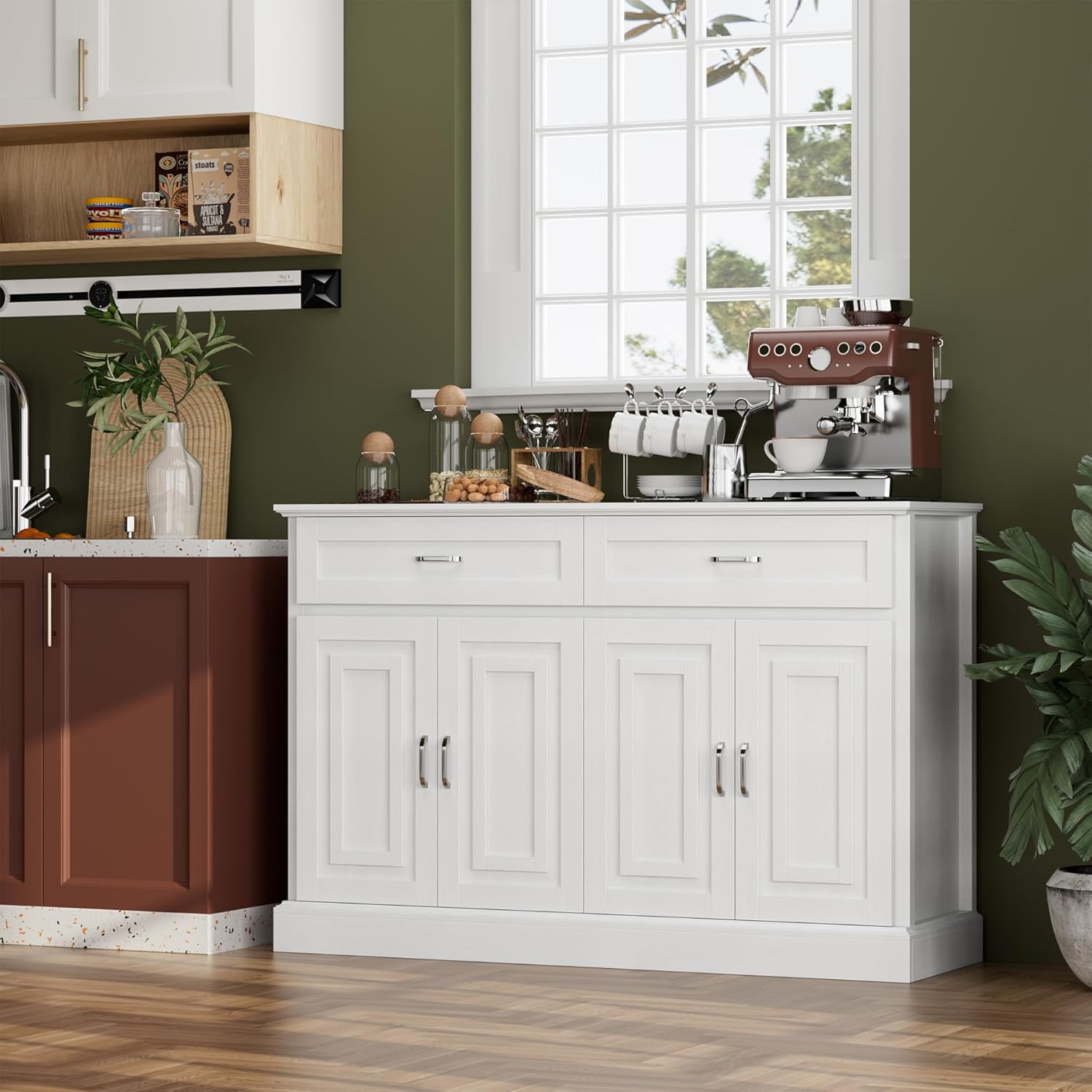 Sideboard Buffet Cabinet with Storage, 55.1