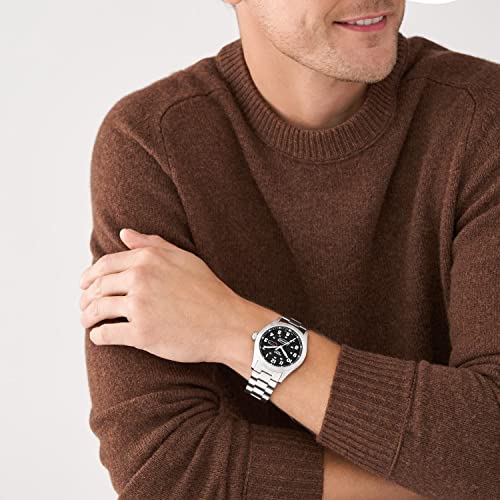 Fossil Defender Men's Solar-Powered Stainless Steel Watch