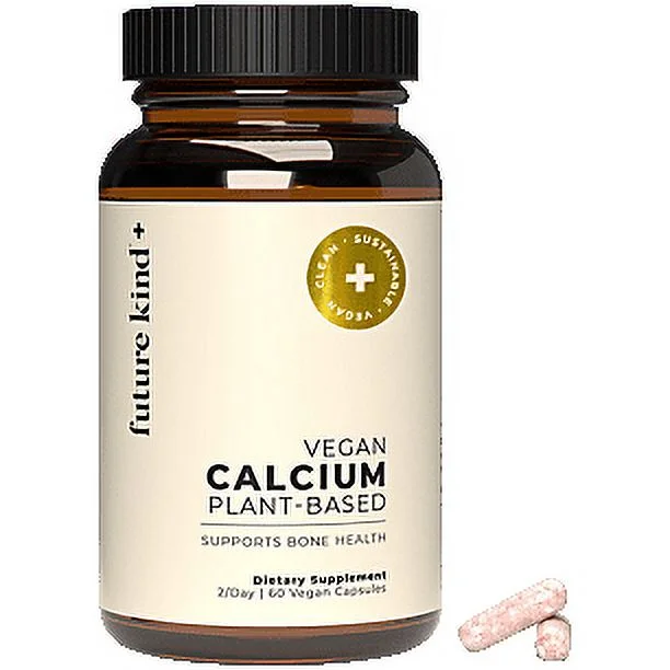 Vegan Calcium - Plant-Based - Supports Bone Health (60 Capsules)