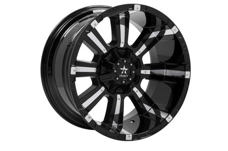 RBP Black u0026 Chrome 94R Wheel 94R-2212-82-44BP