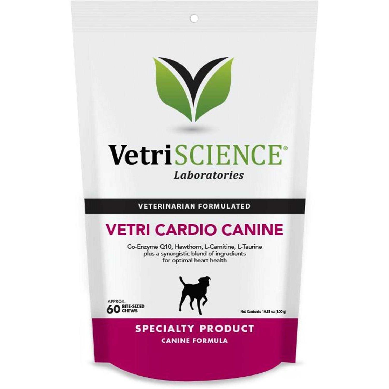 VetriScience Vetri-Cardio Canine 60 Bite-Sized Chews - Pet Supplies online store