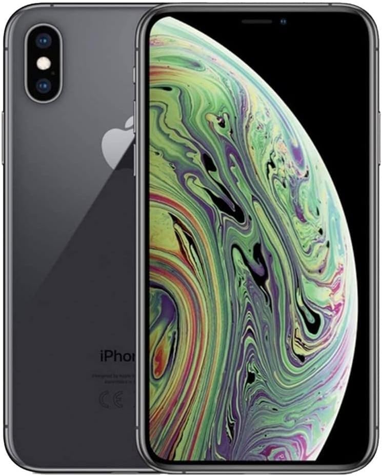 Apple iPhone XS Max, US Version, 512GB, Space Gray - Unlocked (Renewed)