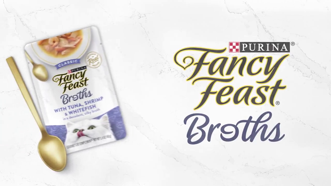(8 pack) Purina Fancy Feast Broths Kitten Food, Wet Cat Food, Salmon & Vegetables, 1.4 oz Pouch