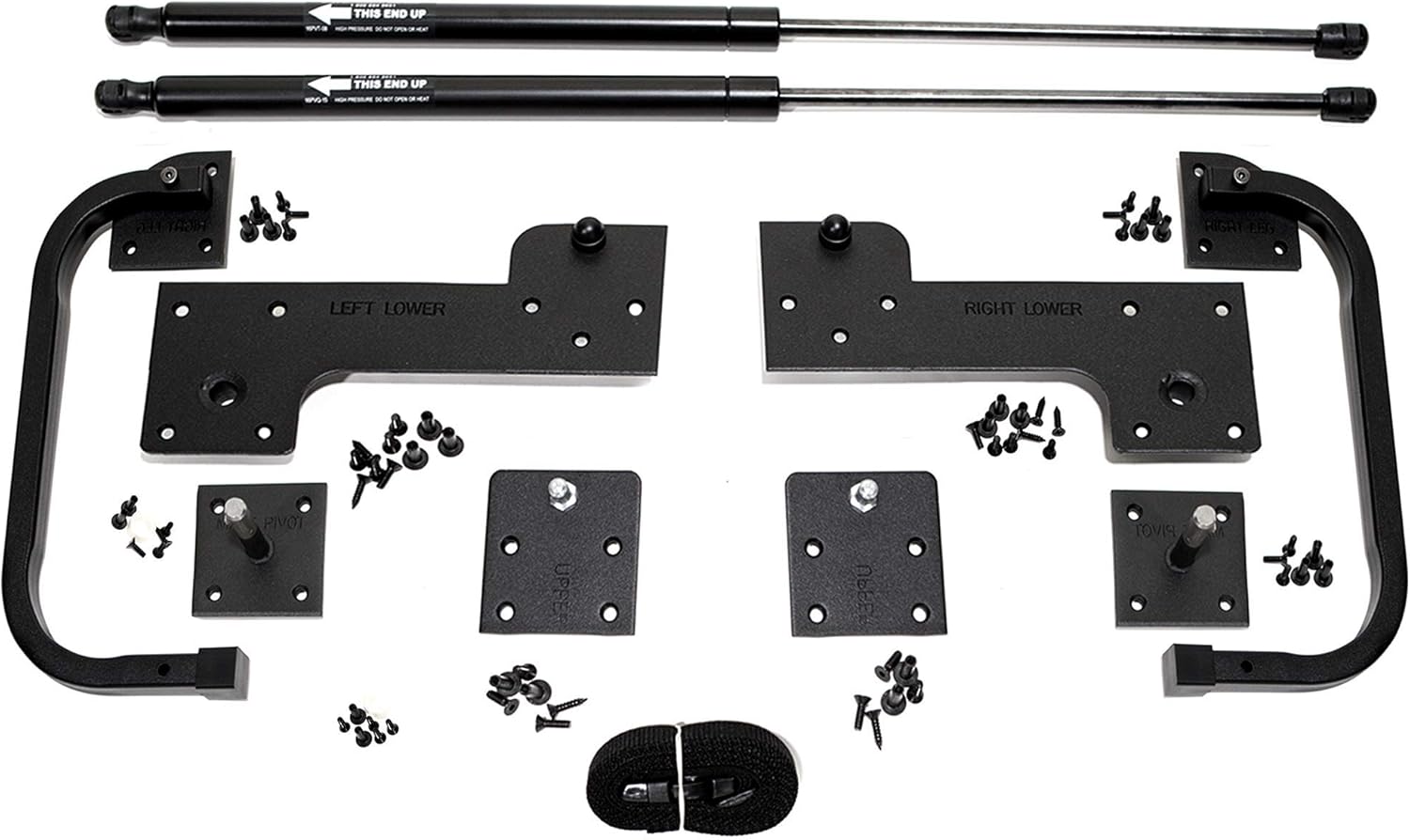 Murphy Bed Queen Size Hardware Kit - DIY Wood Frame Folding Cabinet Wall Bed for Guestroom Easy to Build, Made in USA, (Queen - Horizontal)