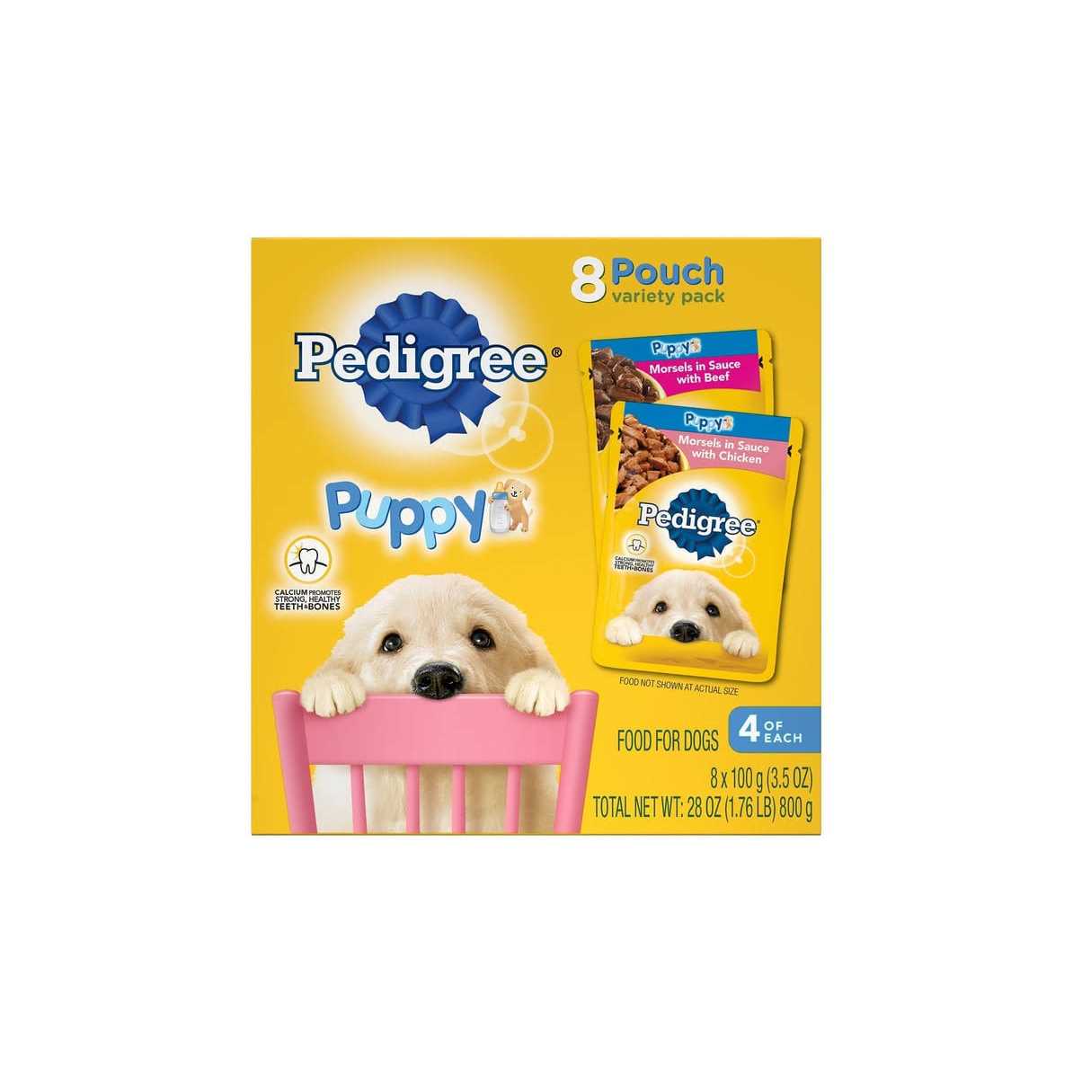 Pedigree Puppy Morsels in Sauce Chicken Wet Dog Food - Pet Supplies online store