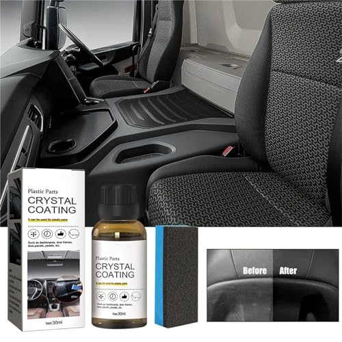 Plastics Parts Crystal Coating, Crystal Coating for Car Plastic Parts, Plastic Restorer for Cars, Plastic Refreshing, Car Plastic Plating Refurbishing Agent, Cristal Coating para Carro