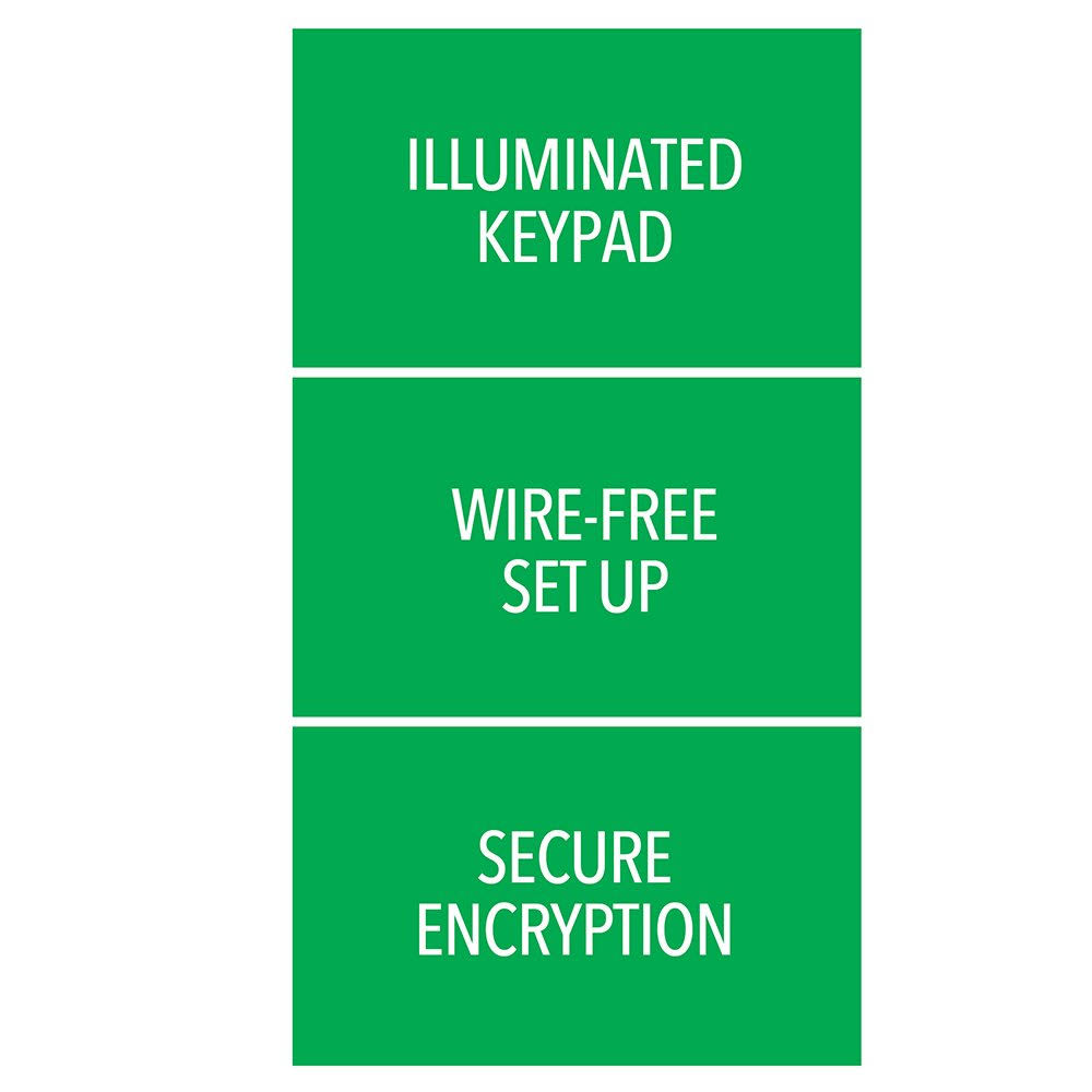 Chamberlain Klik2u-p2 Clicker Universal Garage Door Opener Keyless Entry Keypad
