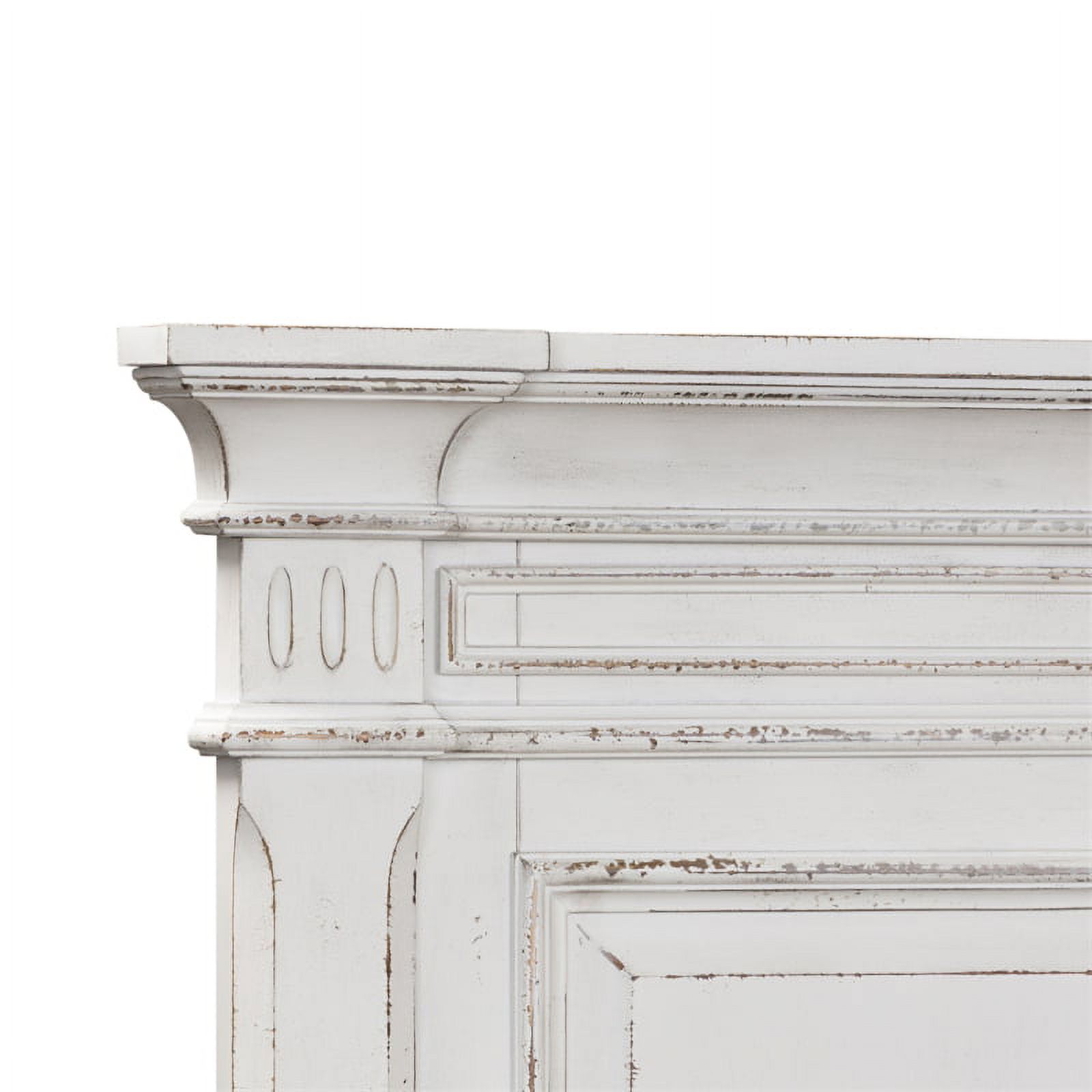 Abbey Park White King Panel Headboard