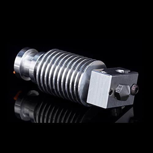 V6 All Metal Hotend,J-Head Hotend,V6 Heater Block,Brass Nozzle 0.4,Titanium Alloy Heatbreak,HeatSink for V6 Hotend,Prusa i3 MK3S MK3 MK2 MK2S 3D Printer Hotend.