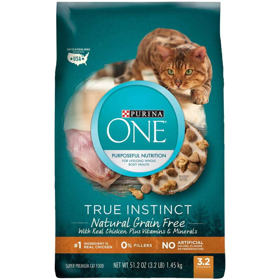 Purina ONE Natural High Protein Grain Free Dry Cat Food - Pet Supplies online store