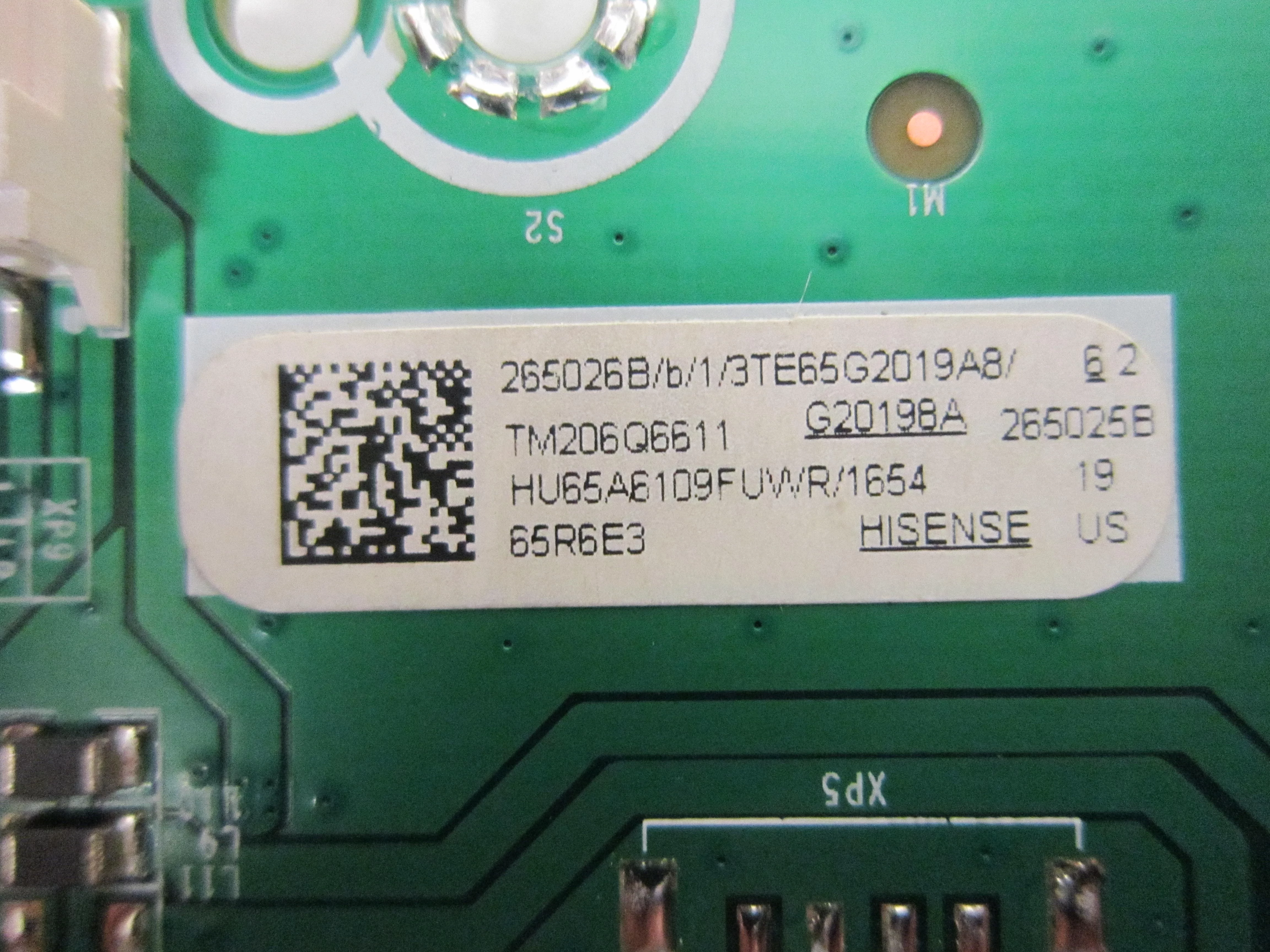 Hisense 65R6E3 Main Board (RSAG7.820.8840/ROH) 265026B