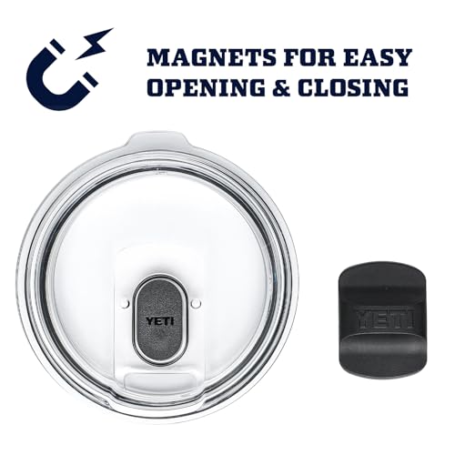 YETI Rambler Lowball, Vacuum Insulated Stainless Steel Stackable Lowball with MagSlider Lid, Stainless Steel, 10 oz (296 ml)