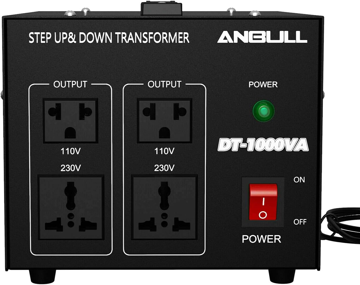Anbull Voltage Converter 3000 Watt Voltage Transformer, 220V / 230V / 240 Volt to 110V / 120 Volt or 110V / 120 Volt to 220V / 230V / 240 Volt, Heavy Duty Step Up & Down Transformer Converter