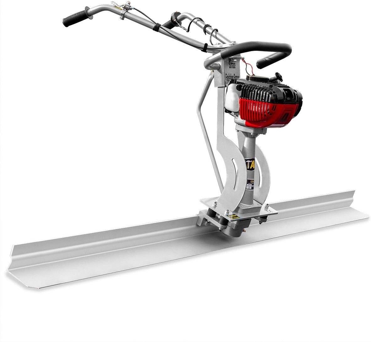 Stark 31cc Vibratory Screed Gas Power Screed Engine EPA Concrete Surface Finish Leveling Tamper Ruler with 7' feet Blade