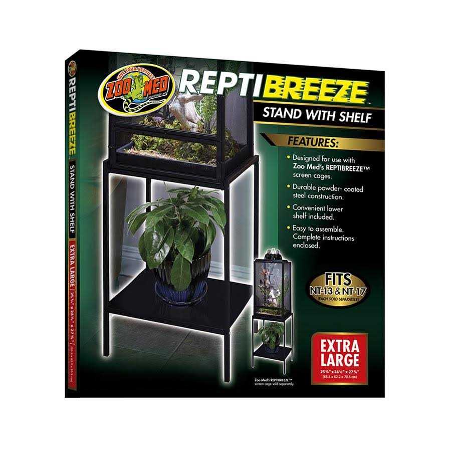 Zoo Med ReptiBreeze Stand with Shelf - Pet Supplies online store