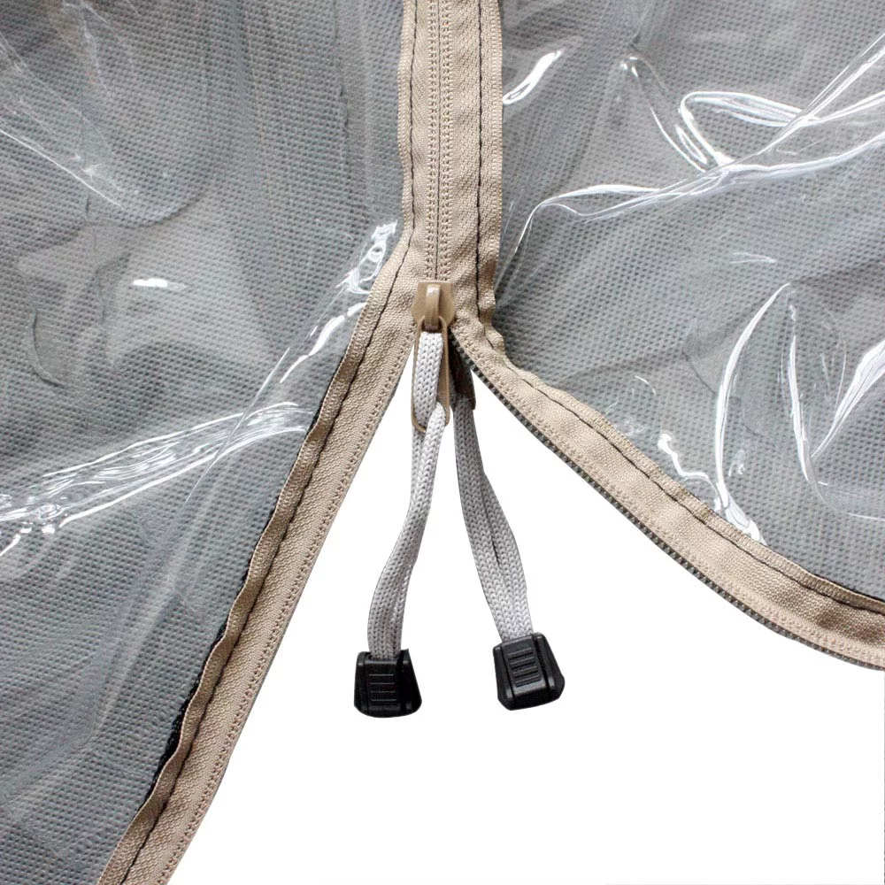 Leader Accessories Deluxe 4-Person Golf Cart Cover Storage Driving Enclosure Fit EZ Go, Club Car, Yamaha Cart