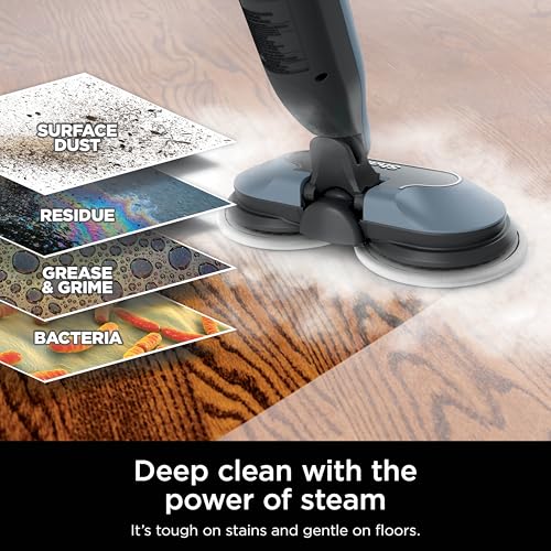 Shark Steam & Scrub with Steam Blaster Technology All-in-One Hard Floor Steam Mop with 3 Steam Modes & LED Headlights S8201