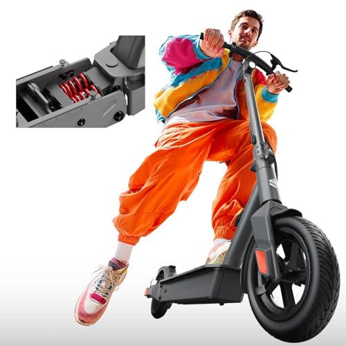 TST Electric Scooter for Adults, Up to 19/23 MPH and 15/20 Miles Long-Range, 500W Peak Motor Foldable E Scooter, 8.5