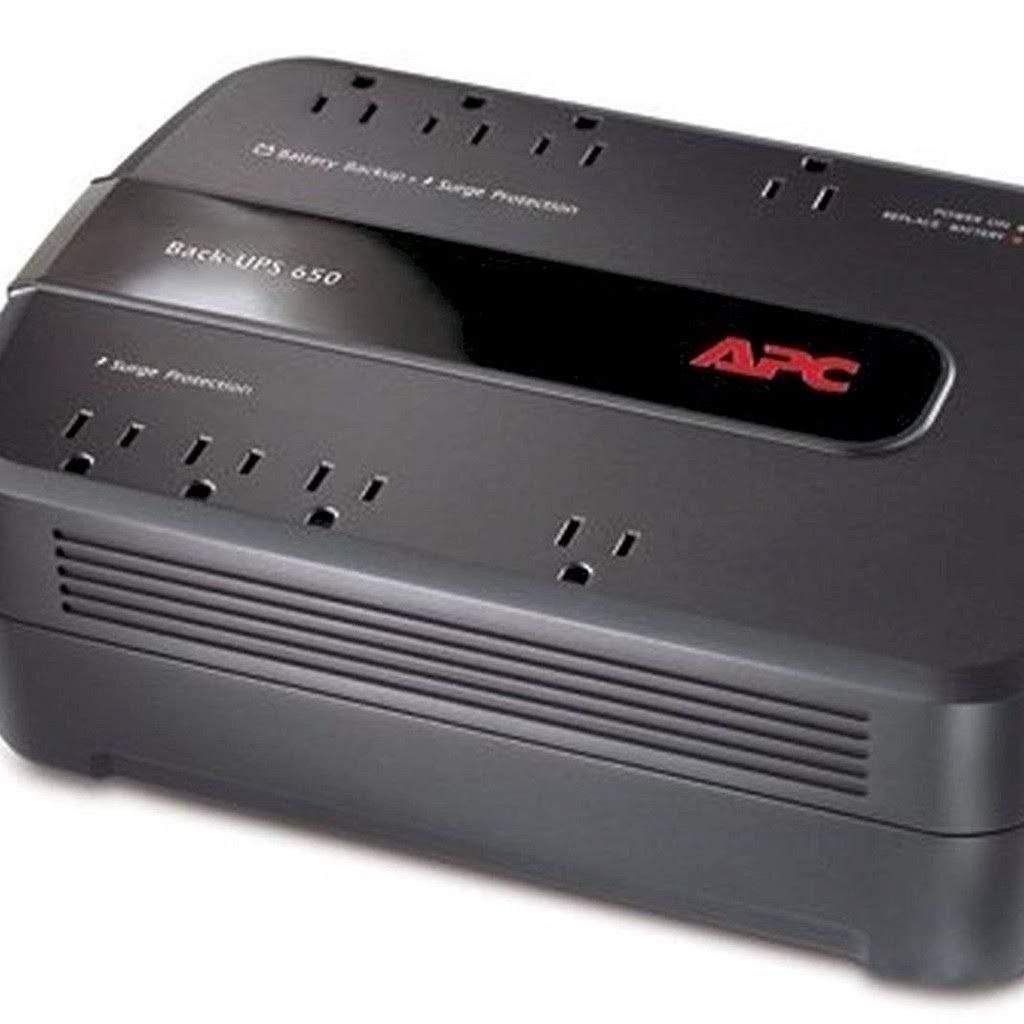 APC Back-UPS 650VA UPS Battery Backup u0026 Surge Protector
