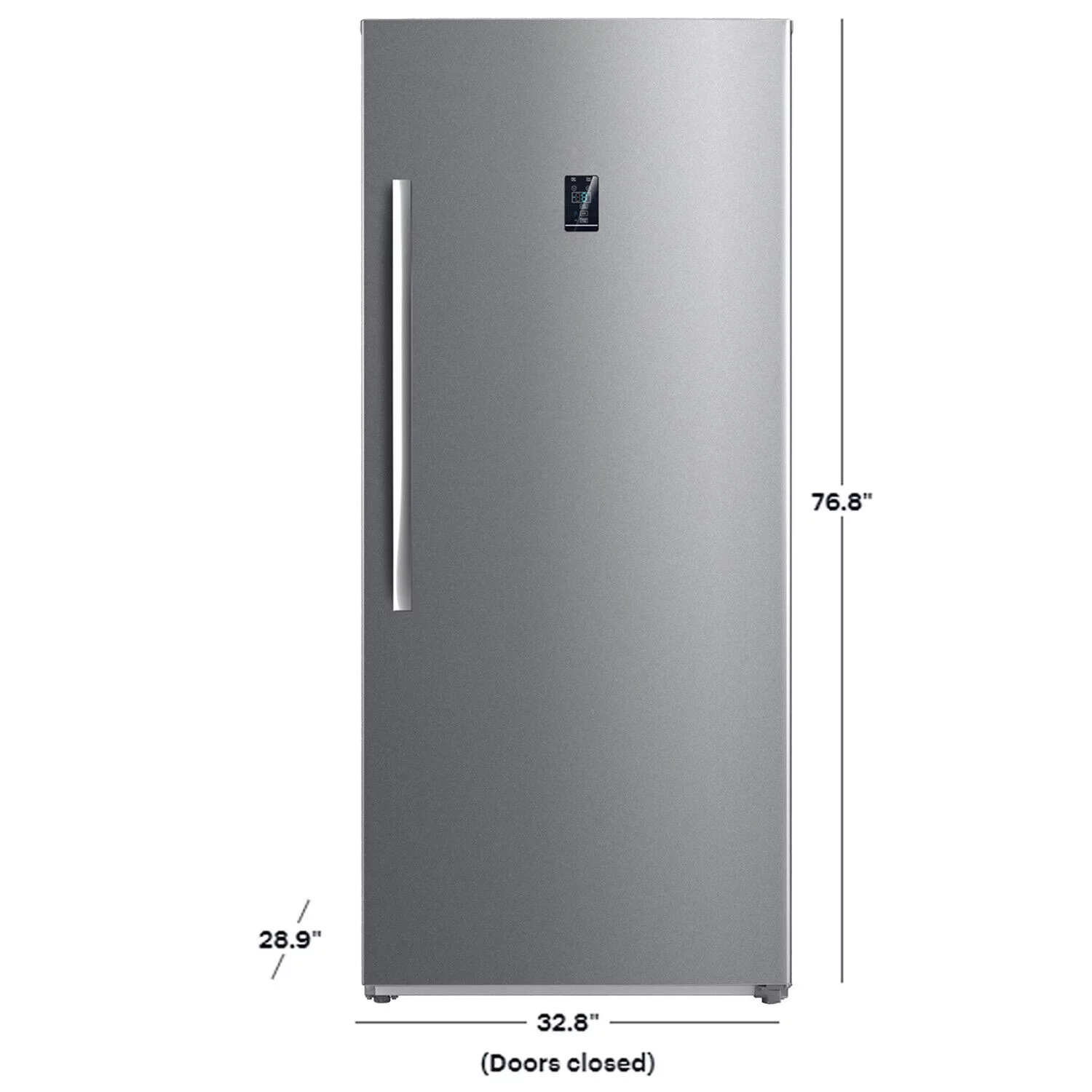Smad 21 Cu.ft. Upright Convertible Freezer/Refrigerator, Quick Freeze for Garage, Kitchen, Home