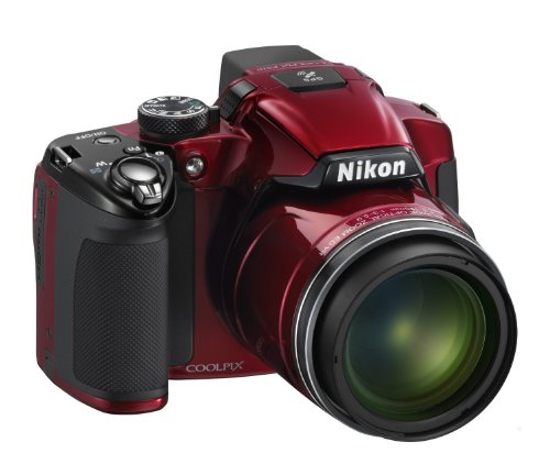 Nikon COOLPIX P510 16.1 MP CMOS Digital Camera with 42x Zoom NIKKOR ED Glass Lens and GPS Record Location (Red)