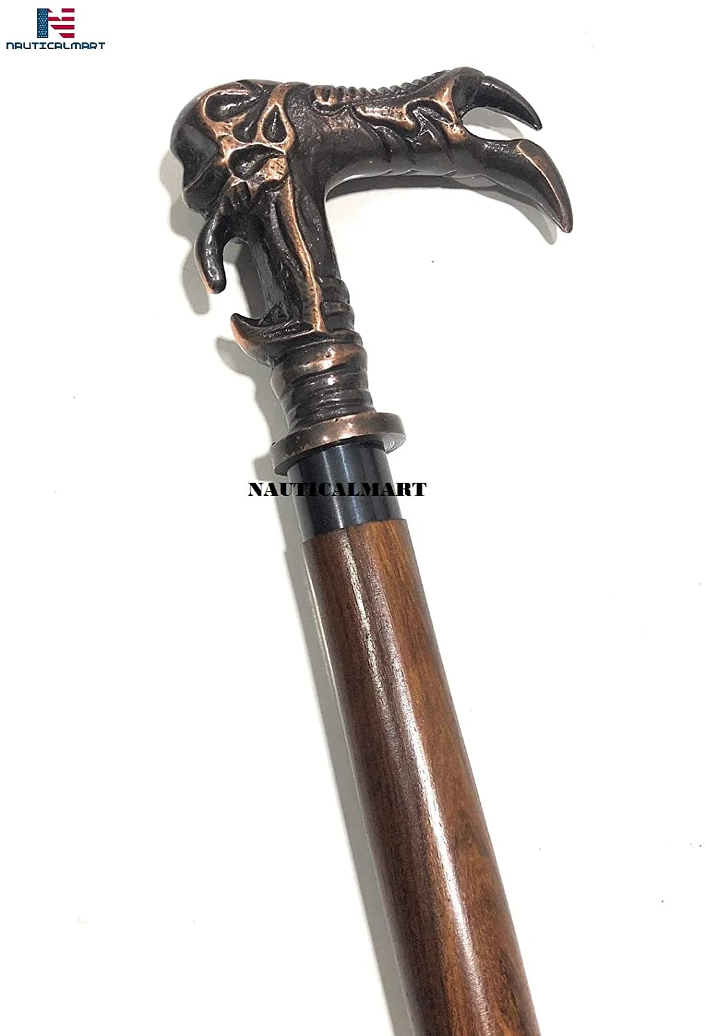 Fancy Wooden Walking Cane for Men - Dragon - Fashionable Walking Stick Unique Wood Canes