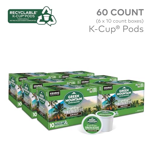 Green Mountain Coffee Roasters Dark Magic Keurig Single-Serve K-Cup Pods, Dark Roast Coffee, 72 Count