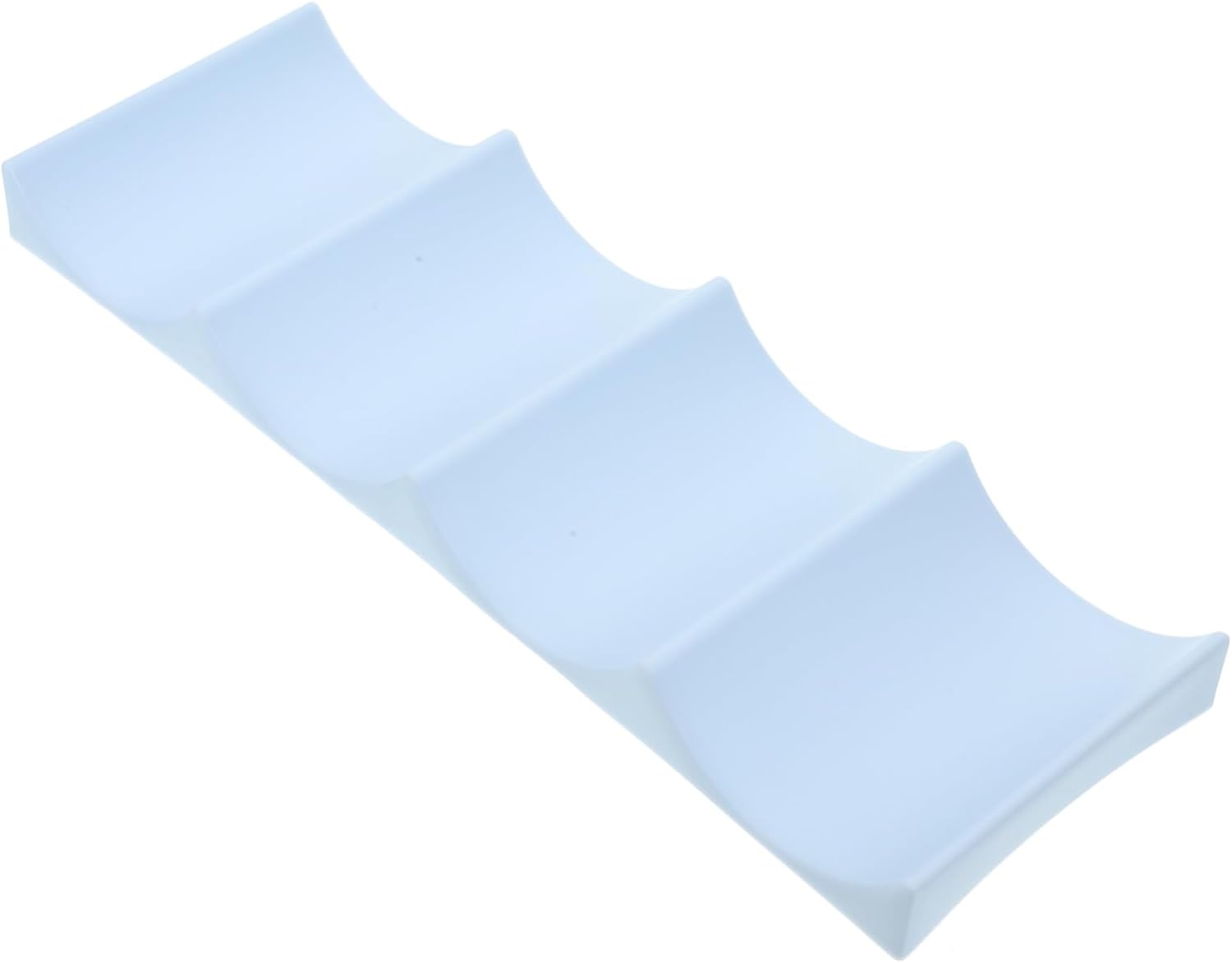 NOLITOY 6pcs Desktop Stand Countertops Display Stand Wine Bottle Holder Stand Wave Shape Bottle Holder Mininfridge Refrigerator Mini Wine Glass Holder Mini Locker Can Cupboard Shelf