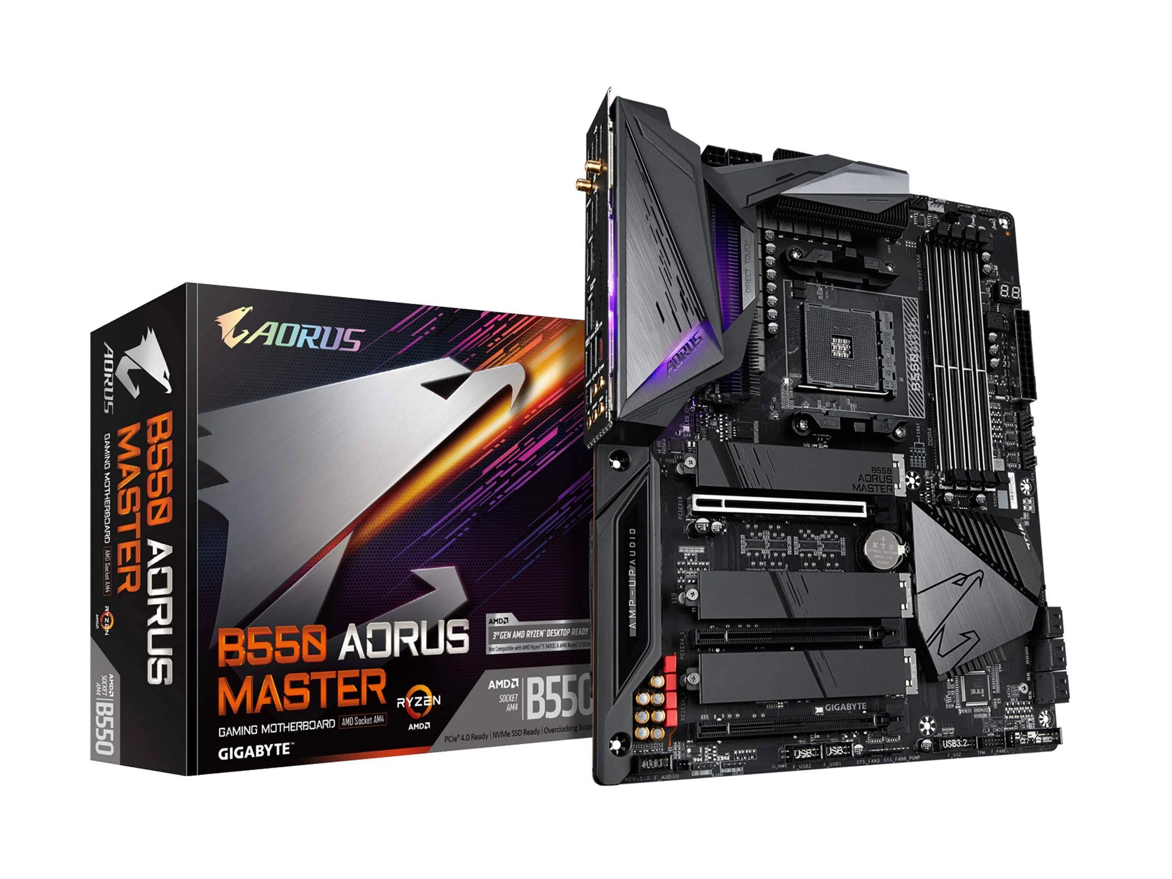 Gigabyte B550 Aorus Master AMD AM4 ATX Motherboard