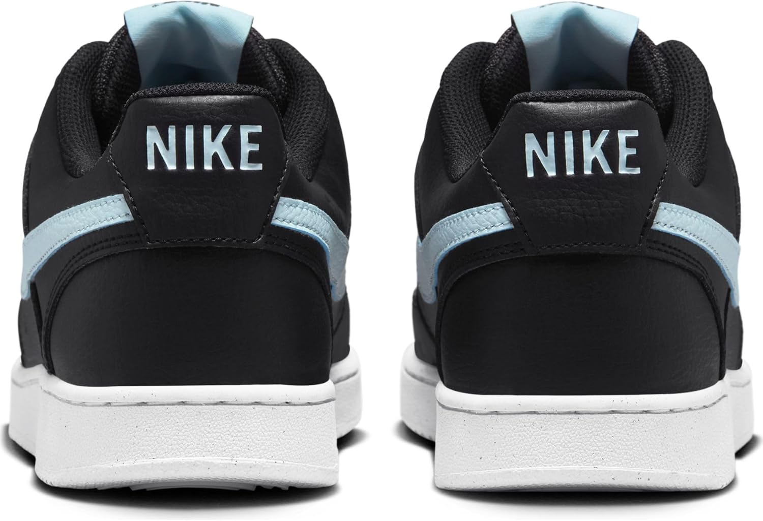 Nike Court Vision Low Next Nature Men's Shoes (DH2987-006, Black/White/Glacier Blue) Size 11