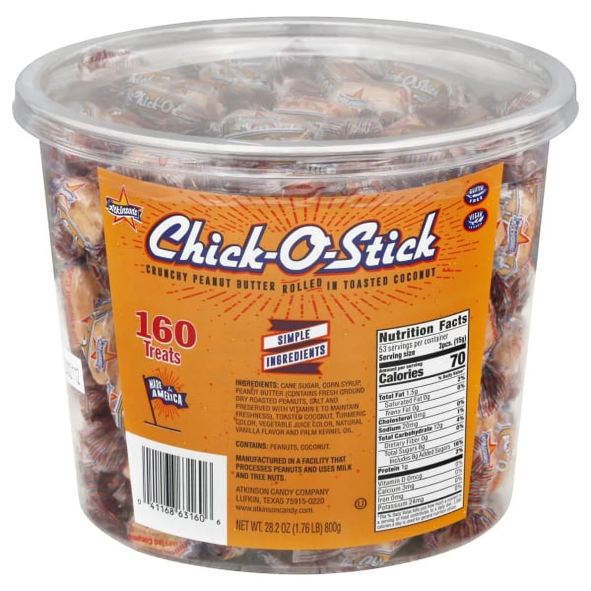 Chick-O-Stick Nuggets, 32-Oz, Tub Of 160