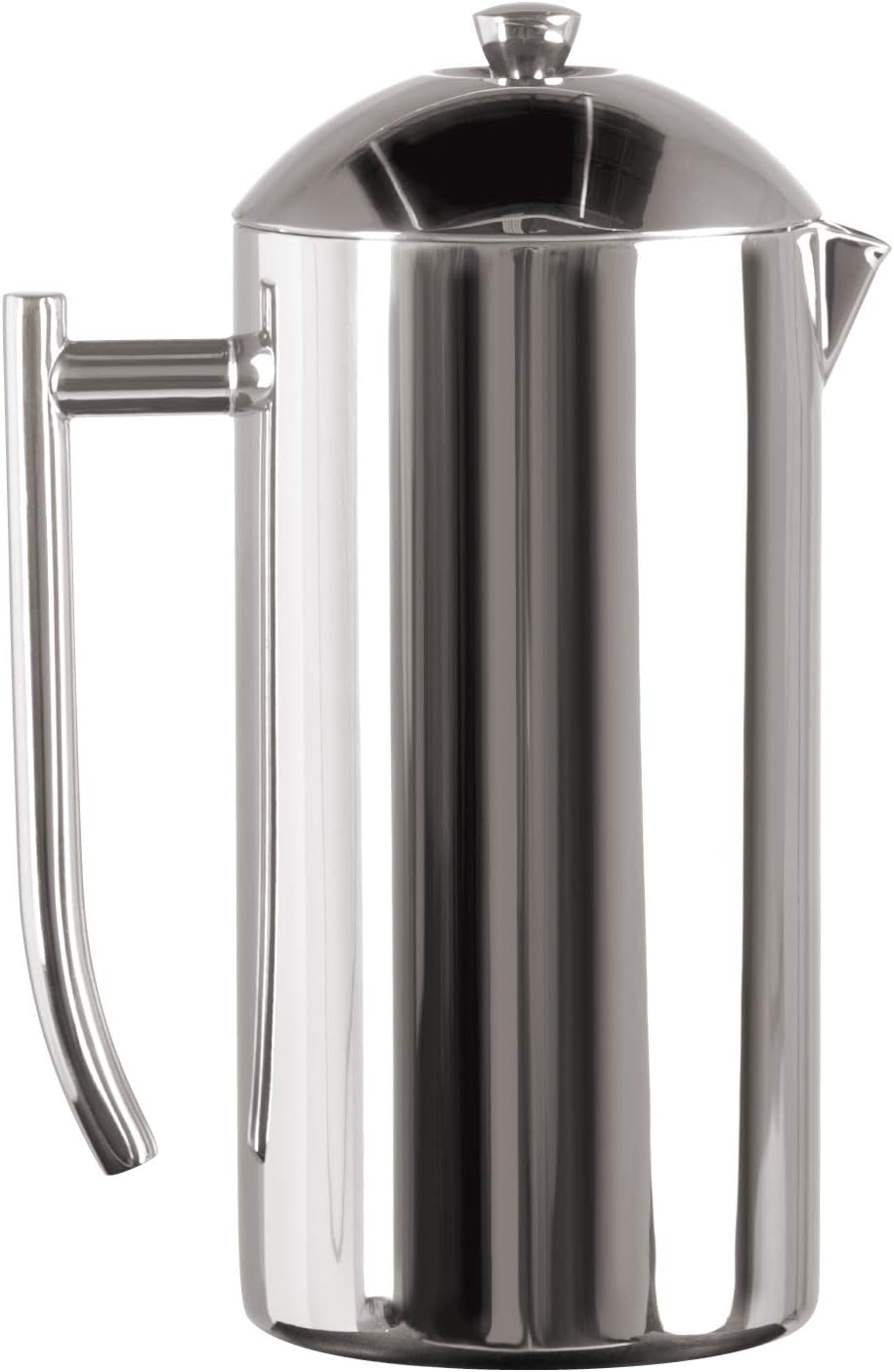 Frieling Double-Walled Stainless-Steel French Press Coffee Maker, Polished, 23 Ounces