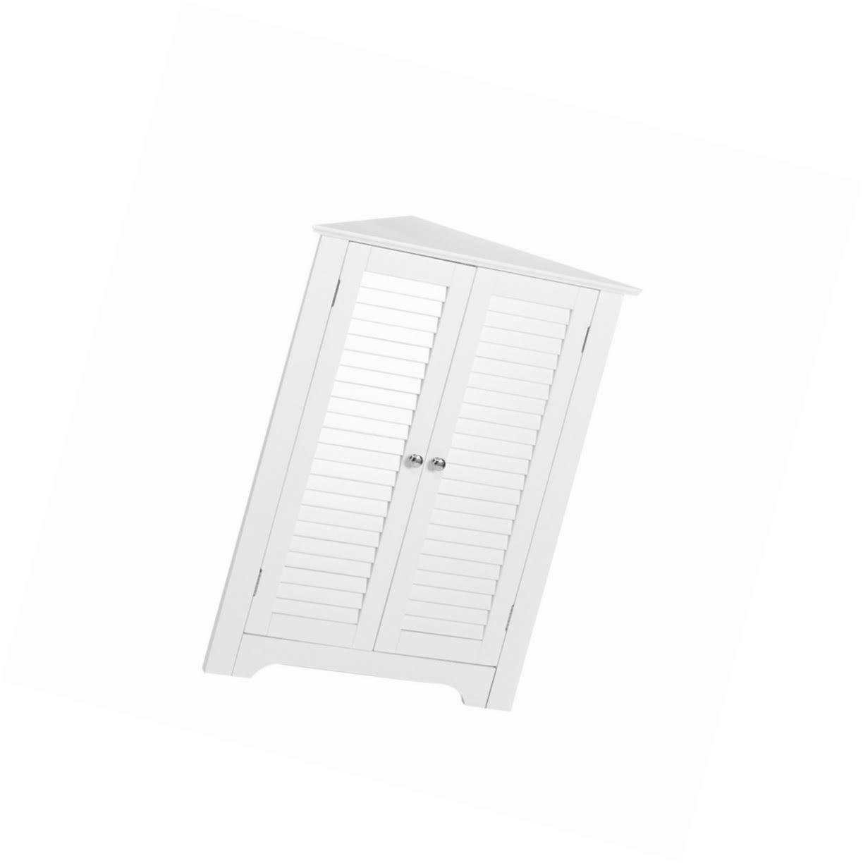 Riverridge Ellsworth Collection 3-Shelf Corner Cabinet, White