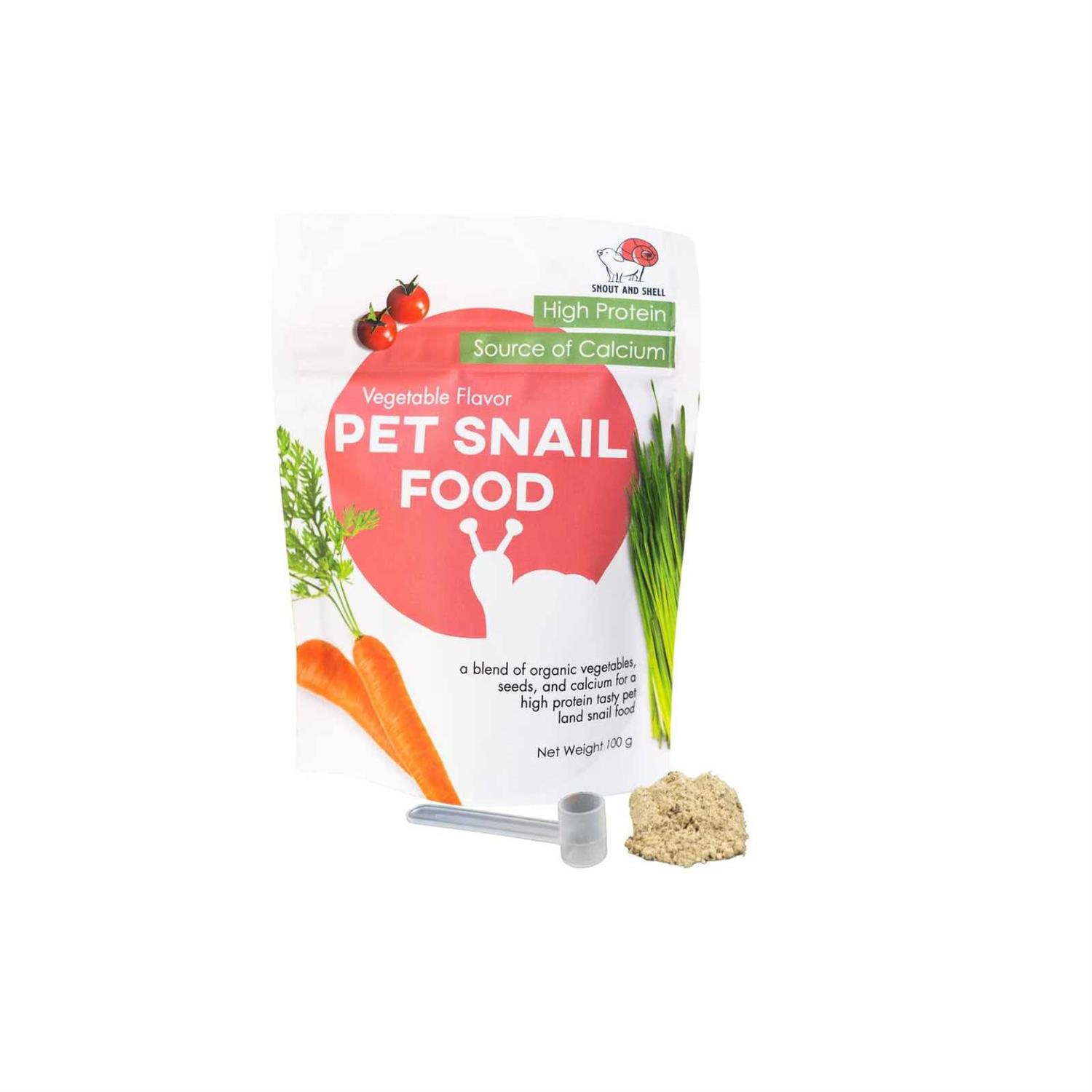 Snout & Shell Vegetable Flavored Pet Land Snail Food Tasty High-Protein - Pet Supplies online store