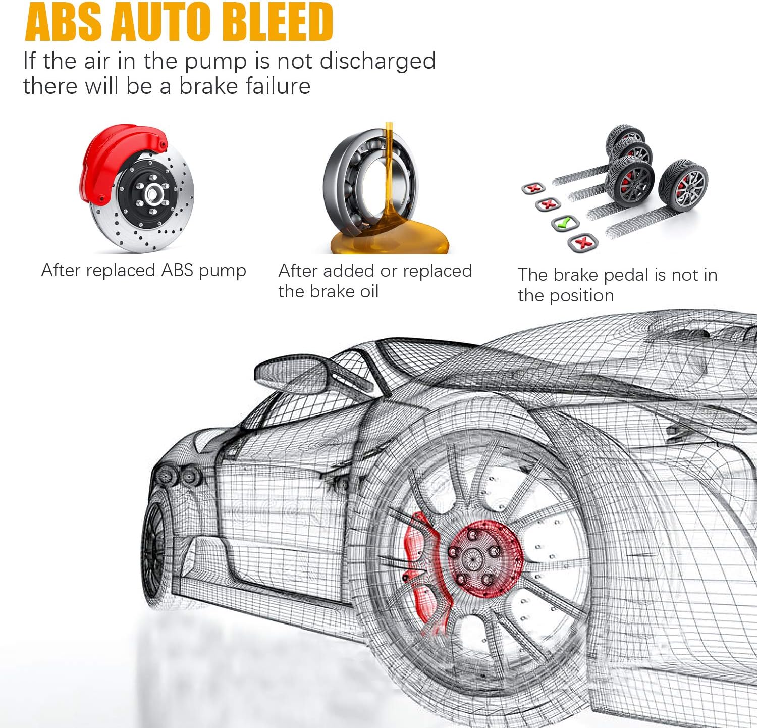 Foxwell NT630 Plus Code Reader Scan Tool ABS SRS Airbag Diagnostic Tool, Bidirectional OBD2 Scanner with ABS Bleeding/SAS Calibration/ABS Airbag Light Reset��2022 Upgraded Version English/French��