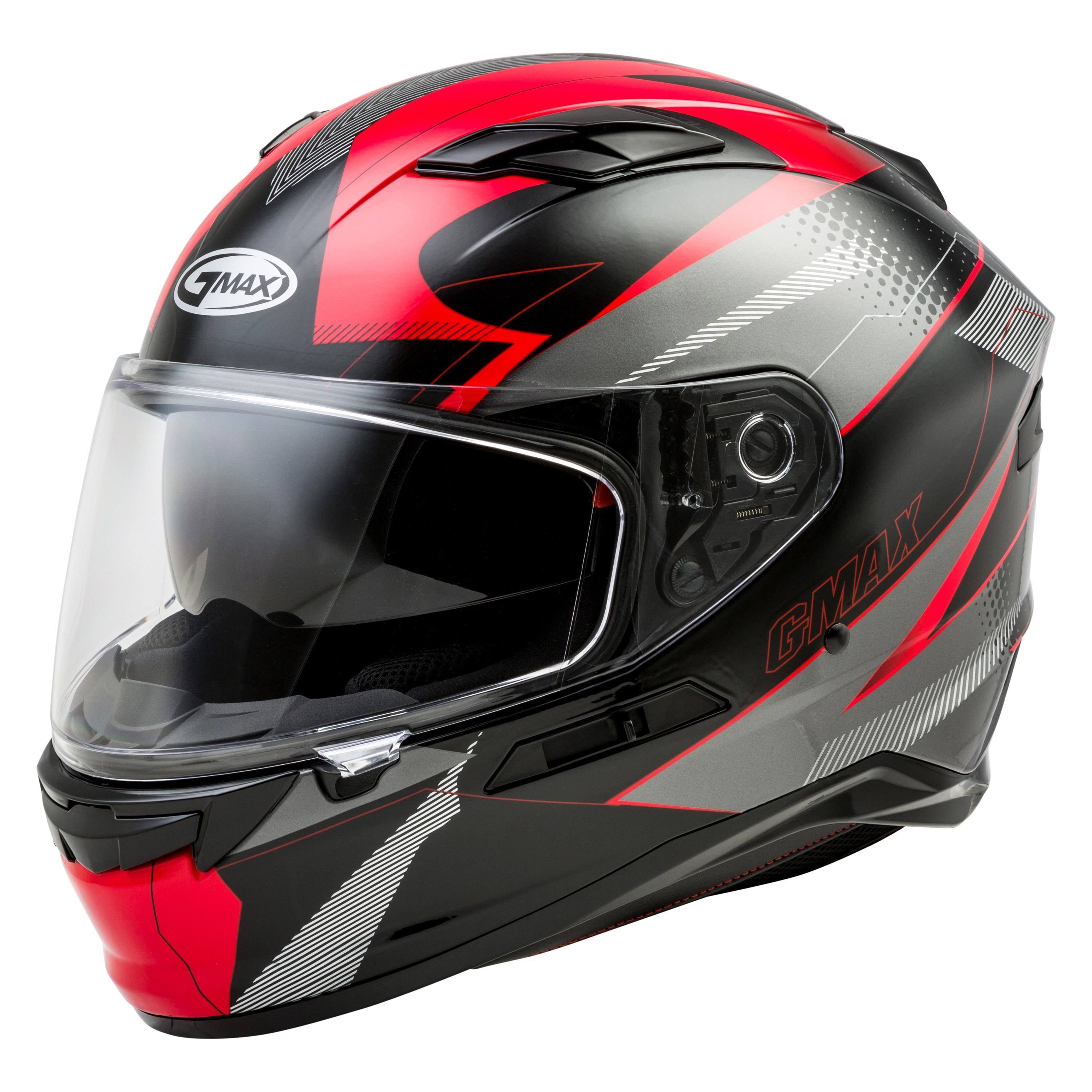 GMAX FF-98 Apex Black/Red Full Face Helmet M