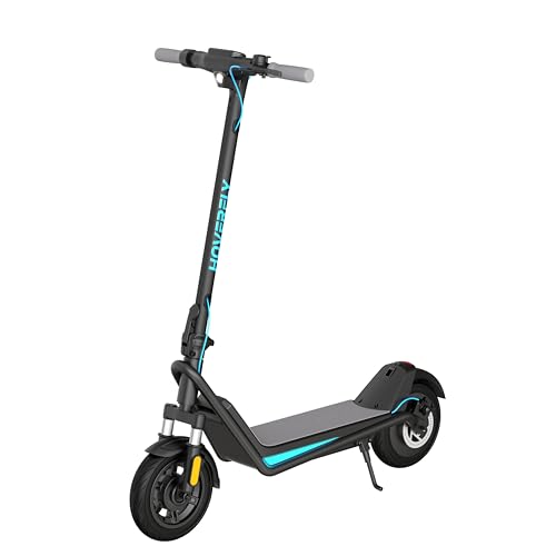 Hoverfly X3/X5 Electric Scooter for Adults, 18/25 Mile Range, 20Mph Top Speed, 500W Motor, 10'' Solid Tire, with Double Suppression Electric Code Lock Walk Assist Mode, Foldable Commuting E Scooter