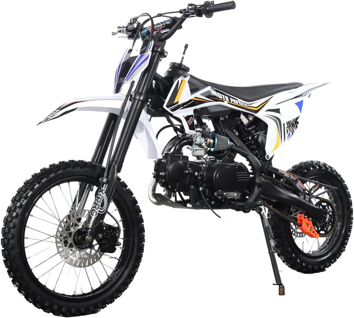 X-PRO Hawk 125cc Dirt Bike with 4-Speed Manual Transmission, Big 17