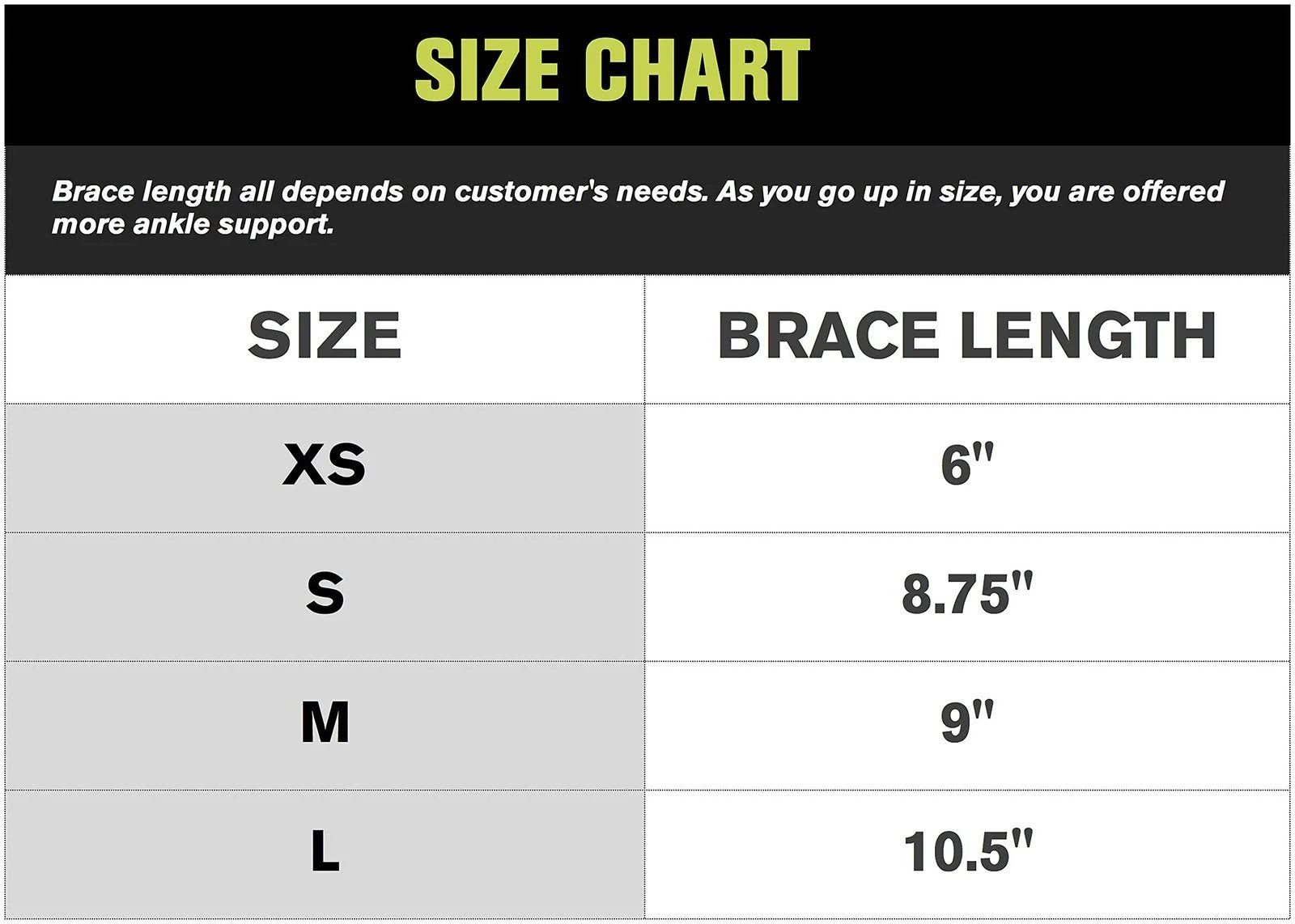 Aircast Air-Stirrup Ankle Support Brace Left Foot Small